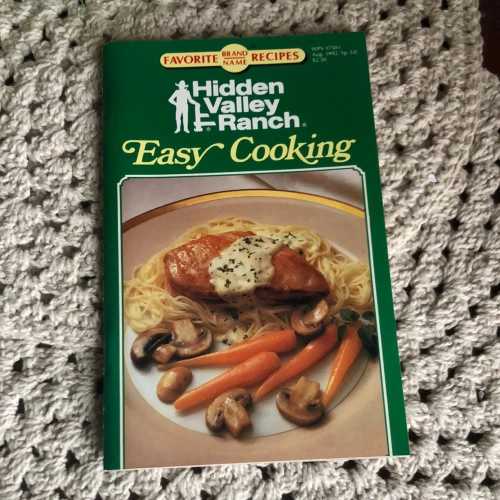 1992 Hidden Valley Ranch Easy Cooking Recipe Book